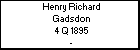 Henry Richard Gadsdon
