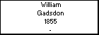William Gadsdon