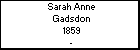Sarah Anne Gadsdon