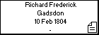 Richard Frederick Gadsdon