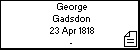 George Gadsdon