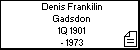 Denis Frankilin Gadsdon
