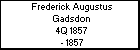 Frederick Augustus Gadsdon