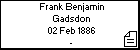 Frank Benjamin Gadsdon