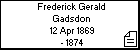 Frederick Gerald Gadsdon