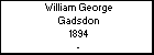 William George Gadsdon