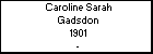 Caroline Sarah Gadsdon