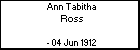 Ann Tabitha Ross