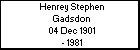 Henrey Stephen Gadsdon