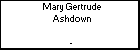 Mary Gertrude Ashdown
