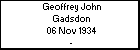 Geoffrey John Gadsdon
