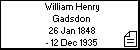 William Henry Gadsdon