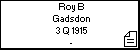 Roy B Gadsdon