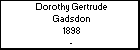 Dorothy Gertrude Gadsdon