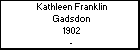 Kathleen Franklin Gadsdon