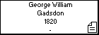 George William Gadsdon