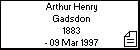Arthur Henry Gadsdon