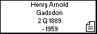 Henry Arnold Gadsdon