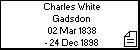 Charles White Gadsdon