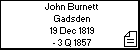 John Burnett Gadsden