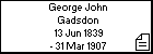 George John Gadsdon