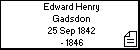 Edward Henry Gadsdon