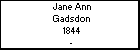 Jane Ann Gadsdon