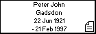 Peter John Gadsdon