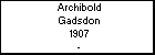 Archibold Gadsdon