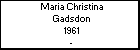 Maria Christina Gadsdon