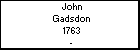 John Gadsdon