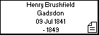Henry Brushfield Gadsdon