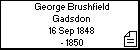 George Brushfield Gadsdon