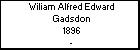 Wiliam Alfred Edward Gadsdon