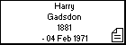 Harry Gadsdon