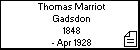 Thomas Marriot Gadsdon