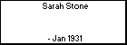 Sarah Stone 